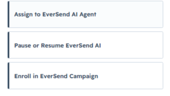 EverSend workflow actions